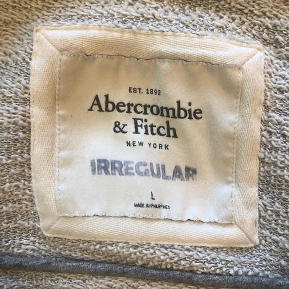 Abercrombie&Fitch gray zip up sweatshirt - Picture 4 of 7